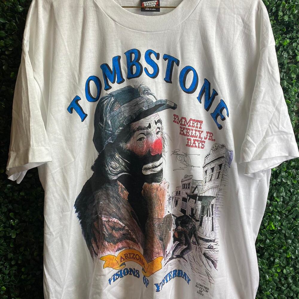 Vintage tombstone emmett mens shirt